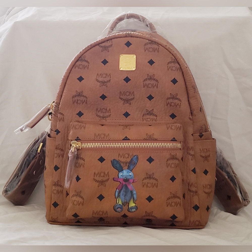 MCM Mini Classic Rabbit Backpack in Visetos BNWT - Picture 2 of 15
